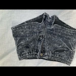 Gray Jean shorts
